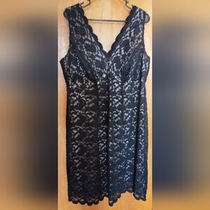 Black cocktail dress